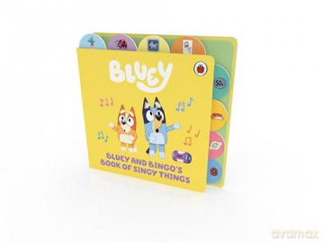 Bluey: Bluey and Bingo's Book of Singy Things: Tabbed Board Book - Bluey [KSIĄŻKA]