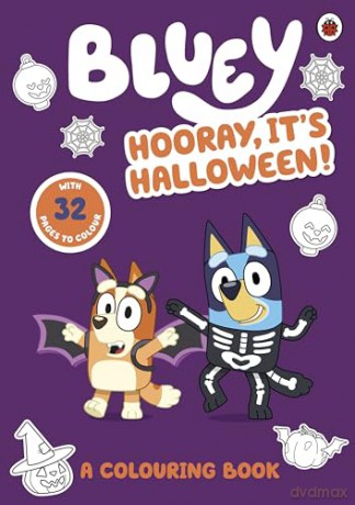 Bluey: Hooray It's Halloween!: A Halloween colouring book - Bluey [KSIĄŻKA]