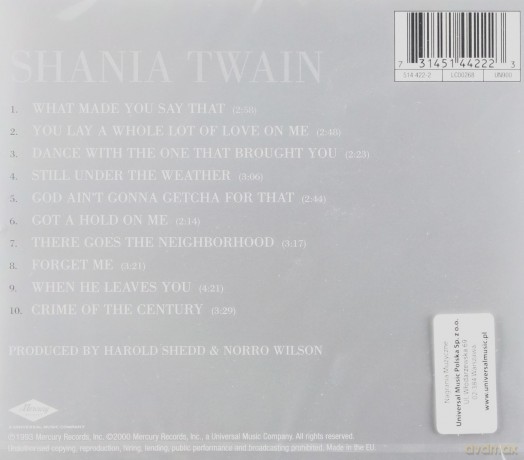 Shania Twain: Shania Twain [CD]