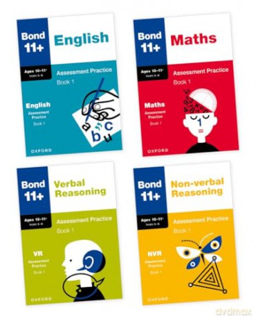 Bond 11+ English, Maths, Non-verbal Reasoning, Verbal Reasoning Assessment Practice: 10-11+ Years Bundle - Bond 11+ [KSIĄŻKA]