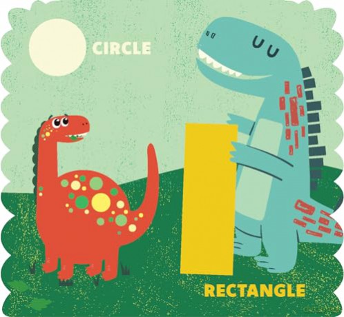 Books with Bumps: Dino Shapes [KSIĄŻKA]