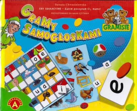 Gramy samogłoskami [GRA PLANSZOWA]