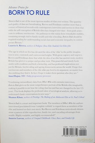 Born to Rule: The Making and Remaking of the British Elite - Aaron Reeves [KSIĄŻKA]