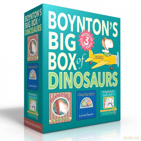 Boynton's Big Box of Dinosaurs (Boxed Set): Peekaboo Rex!; Dinosnores; Oh My Oh My Oh Dinosaurs! (Boynton on Board) - Sandra Boynton [KSIĄŻKA]