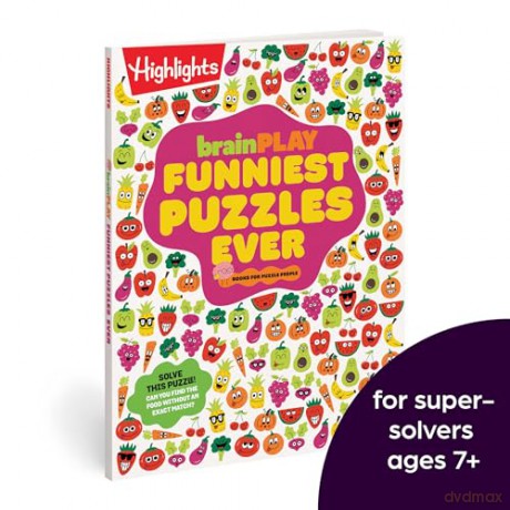 brainPLAY Funniest Puzzles Ever: Over 200 Super Silly Activities, Funny Games, Wacky Wordplay and More Hilarious Joke Puzzles for Kids 7 and Up (Brainplay Puzzle Books) - Highlights [KSIĄŻKA]