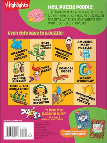 brainPLAY Funniest Puzzles Ever: Over 200 Super Silly Activities, Funny Games, Wacky Wordplay and More Hilarious Joke Puzzles for Kids 7 and Up (Brainplay Puzzle Books) - Highlights [KSIĄŻKA]