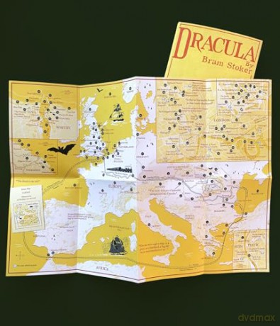 Bram Stoker, Dracula Map (Literary Maps Series Series) - Martin Thelander [KSIĄŻKA]