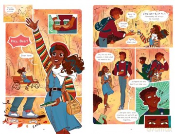 Brielle and Bear: Once Upon a Time: New for 2024, a stunningly illustrated, fairytale teen romance graphic novel: Book 1 - Salomey Doku [KSIĄŻKA]