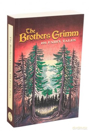 Brothers Grimm: 101 Fairy Tales (Keepsake Edition) (Crafted Classics) - Jacob Grimm [KSIĄŻKA]