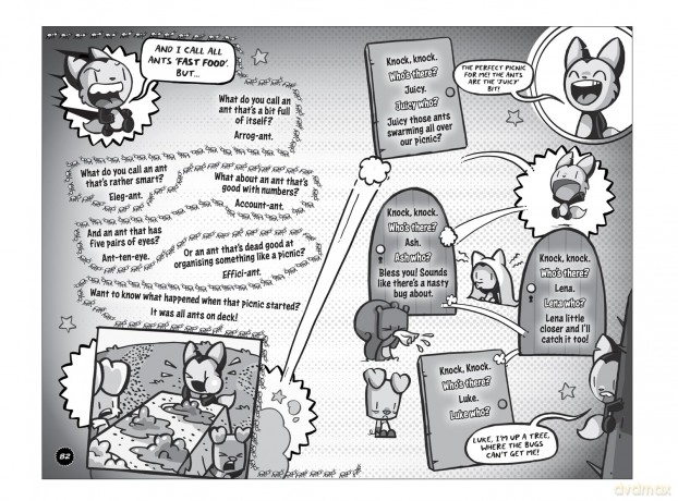 Bunny vs Monkey: The Gigantic Joke Fight (a Phoenix Comic Book, from the million-selling Jamie Smart, Illustrator of the Year) - Jamie Smart [KSIĄŻKA]