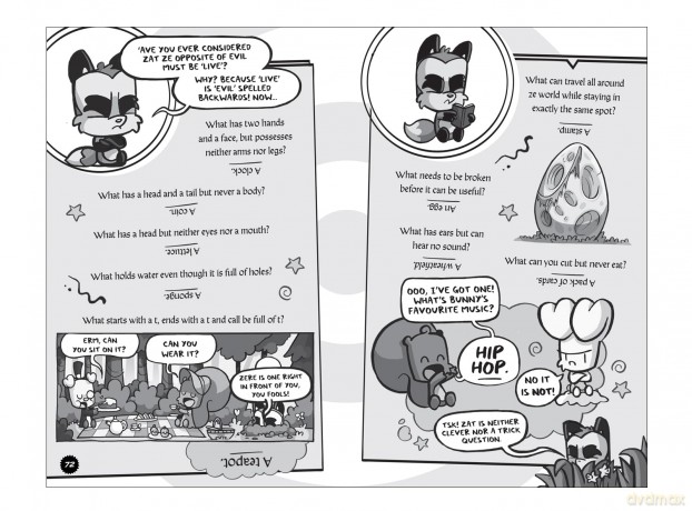 Bunny vs Monkey: The Gigantic Joke Fight (a Phoenix Comic Book, from the million-selling Jamie Smart, Illustrator of the Year) - Jamie Smart [KSIĄŻKA]
