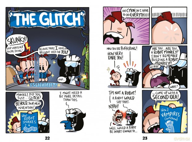 Bunny vs Monkey: The Great Big Glitch (a Phoenix Comic Book): the instant number one bestselling book from Jamie Smart, Illustrator of the Year - Jamie Smart [KSIĄŻKA]