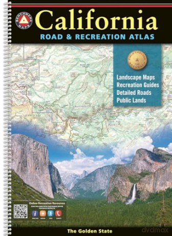 California Road and Recreation Atlas - Benchmark Maps [KSIĄŻKA]