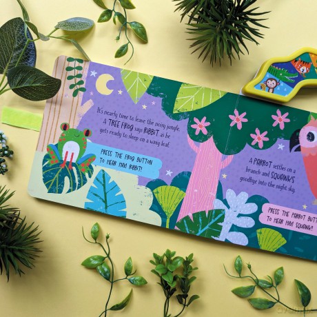 Carry-Along Jungle Adventure - Children's 10 Button Sound Book [KSIĄŻKA]