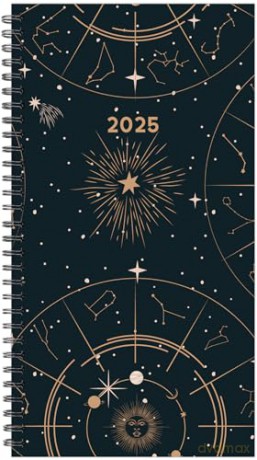 Celestial 2025 3.5 X 6.5 Softcover Weekly Spiral [KSIĄŻKA]