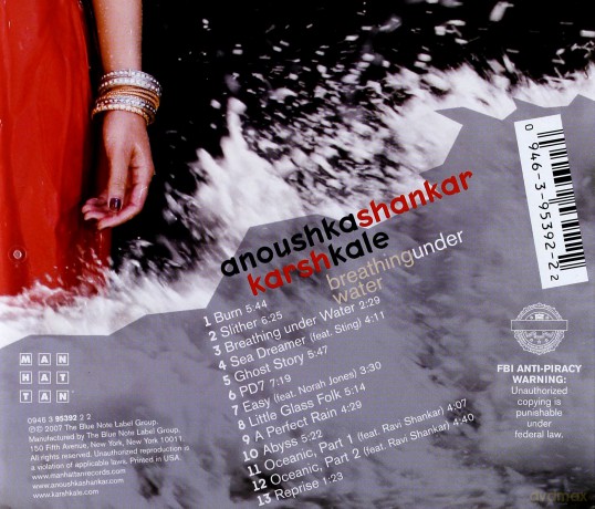 Shankar, Anoushka: Breathing Under Water [CD]