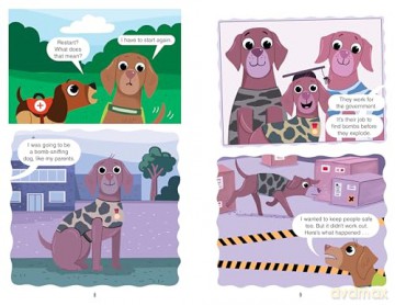 Cha Cha Stays Calm: A Service Dog Graphic Novel (Service Pups in Training) - Mari Bolte [KSIĄŻKA]
