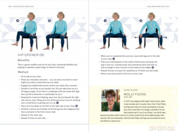 Chair Pilates and Yoga: Seated Exercises to Improve Strength, Flexibility, Balance and Posture - Harri Angell [KSIĄŻKA]