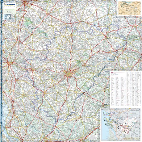 Charente-Maritime Charente - Michelin Local Map 324: Map - Michelin [KSIĄŻKA]