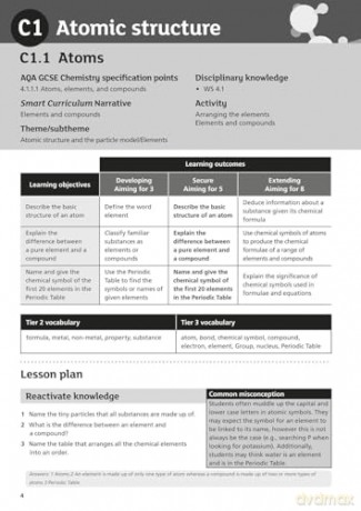 Chemistry Teacher Handbook (Oxford Smart AQA GCSE Sciences) - Dr Kristy Turner [KSIĄŻKA]