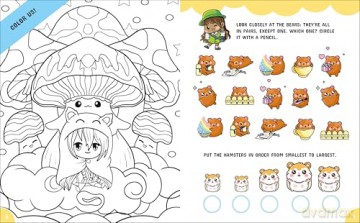Chibi - Cuddly Creatures Activity Book - White Star [KSIĄŻKA]