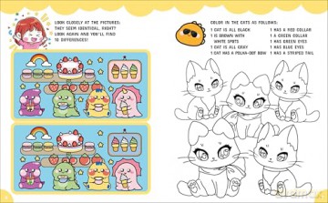 Chibi - Cuddly Creatures Activity Book - White Star [KSIĄŻKA]