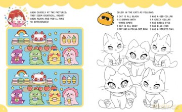 Chibi - Cuddly Creatures Activity Book - White Star [KSIĄŻKA]