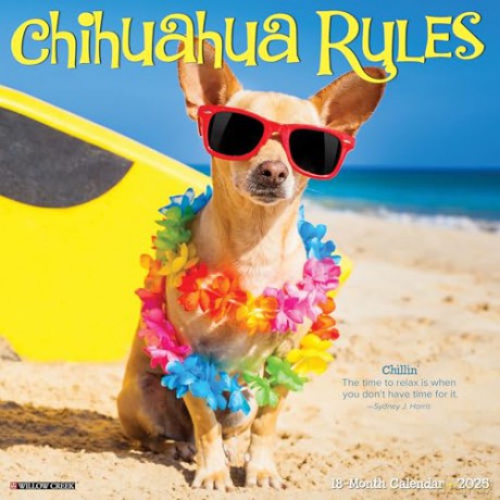 Chihuahua Rules 2025 Wall [KSIĄŻKA]