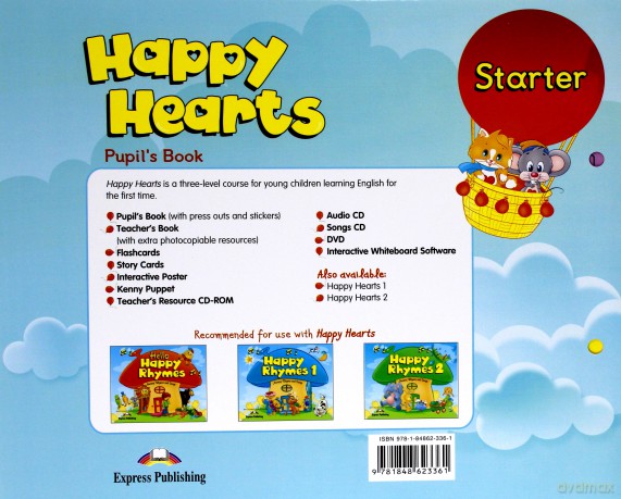 Happy Hearts Starter SB + DVD [KSIĄŻKA]