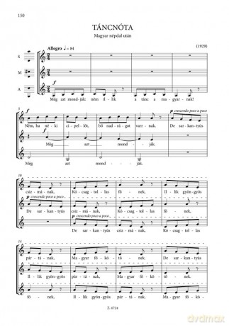 Choral Works for Children's and Female Voices Extended and revised edition - Kodály Zoltán [KSIĄŻKA]