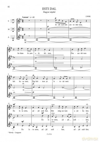 Choral Works for Children's and Female Voices Extended and revised edition - Kodály Zoltán [KSIĄŻKA]