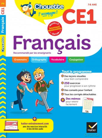 Chouette - Français CE1: cahier d'entraînement recommandé par les enseignants: 8 - Dominique Esteve [KSIĄŻKA]