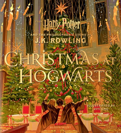 Christmas at Hogwarts: A joyfully illustrated gift book featuring text from 'Harry Potter and the Philosopher's Stone' - J.K. Rowling [KSIĄŻKA]