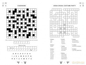 Christmas Puzzles: A Festive Collection of Crosswords, Worsearch, Sudoku and More! - Eric Saunders [KSIĄŻKA]