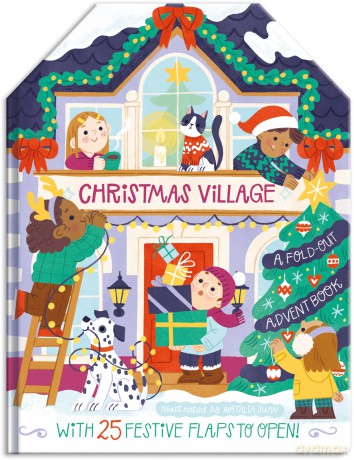 Christmas Village - Children's Fold-Out Advent Book - Laura Garnerburt [KSIĄŻKA]
