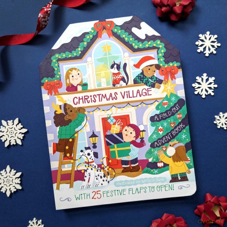 Christmas Village - Children's Fold-Out Advent Book - Laura Garnerburt [KSIĄŻKA]