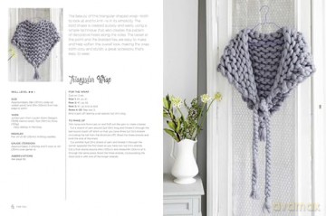 Chunky Knits: 35 projects to make: Stylish and quick designs made with super-size needles - Lauren Aston [KSIĄŻKA]