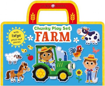 Chunky Play Set: Farm - Priddy Books [KSIĄŻKA]