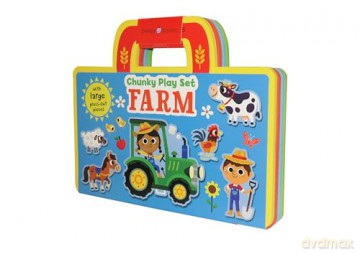 Chunky Play Set: Farm - Priddy Books [KSIĄŻKA]