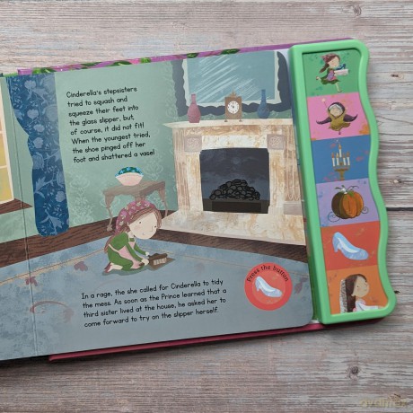 Cinderella Fairy Tale Sound Book - 6 Enchanting Sound Buttons To Press And Play [KSIĄŻKA]