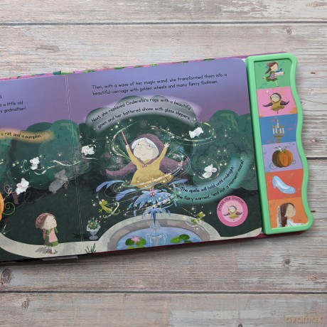 Cinderella Fairy Tale Sound Book - 6 Enchanting Sound Buttons To Press And Play [KSIĄŻKA]
