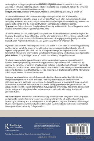 Citizenship and Genocide Cards: IDs, Statelessness and Rohingya Resistance in Myanmar (Crimes of the Powerful) - Natalie Brinham [KSIĄŻKA]
