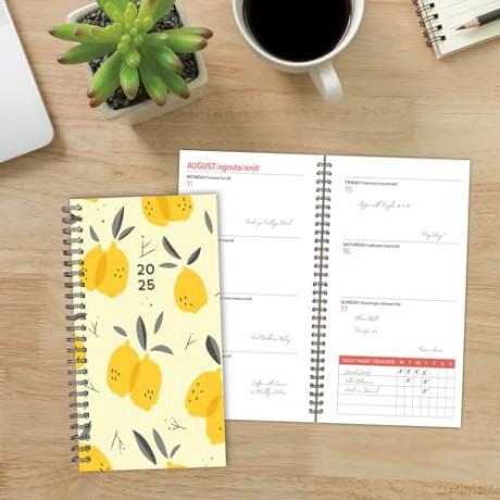 Citrus Grove 2025 3.5 X 6.5 Softcover Weekly Spiral [KSIĄŻKA]