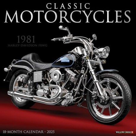 Classic Motorcycles 2025 Wall [KSIĄŻKA]