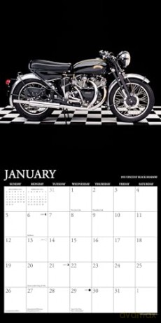 Classic Motorcycles 2025 Wall [KSIĄŻKA]