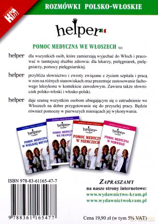 Helper włoski - pomoc medyczna [KSIĄŻKA]