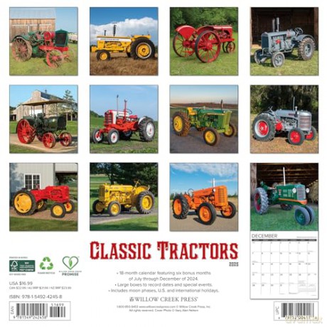 Classic Tractors 2025 Wall [KSIĄŻKA]