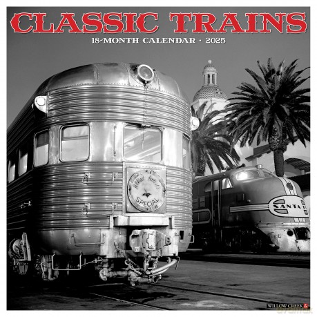 Classic Trains 2025 Wall [KSIĄŻKA]