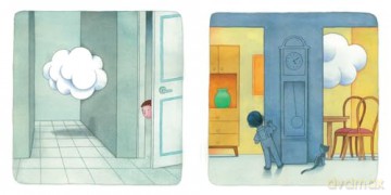 Cloud, The: A Wordless Book about Dealing with Big Emotions like Fear, Grief, Loss, Sadness, and Anger - Angelo Ruta [KSIĄŻKA]
