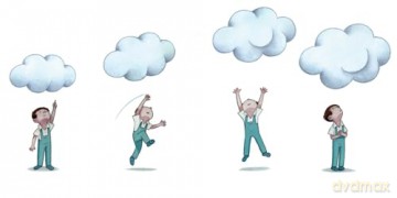 Cloud, The: A Wordless Book about Dealing with Big Emotions like Fear, Grief, Loss, Sadness, and Anger - Angelo Ruta [KSIĄŻKA]